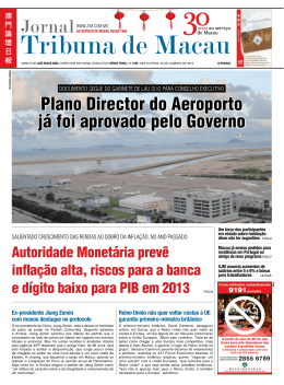 Plano Director do Aeroporto já foi aprovado pelo Governo