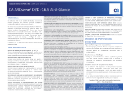 CA ARCserve® D2D r16.5 At-A