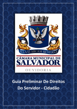 (a) Servidor - Câmara Municipal de Salvador-BA