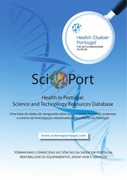 health in Portugal: science and Technology resources database