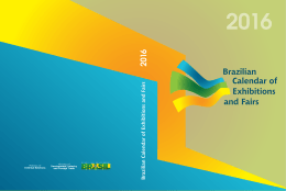 de Exposições e Feiras Calendário Brasileiro
