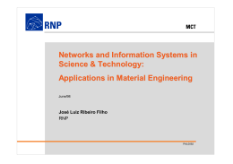 Networks and Information Systems in Science & Technology