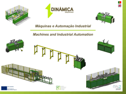 Máquinas e Automação Industrial