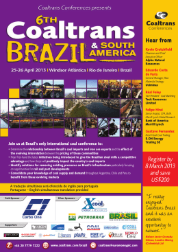 Early Bird Discount – Register by 8 March 2013 and save US$200