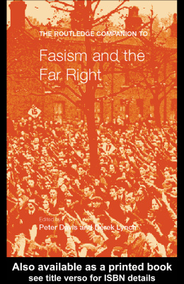 THE ROUTLEDGE COMPANION TO FASCISM AND