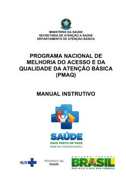 pmaq - Secretaria de Estado de Saúde de Mato Grosso