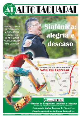 Nova Via Expressa - Jornal Alto Taquaral