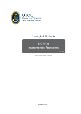 NCRF 27 Instrumentos financeiros