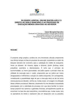bloqueio judicial online - ABDPC - Academia Brasileira de Direito