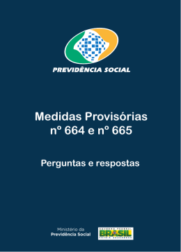 cartilha - Ministério da Previdência Social