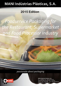 Foodservice Packaging for the Restaurant, Supermarket and Food