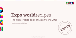 Expo worldrecipes | Presentation