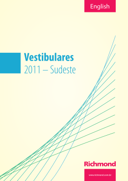 Vestibulares 2011 – Sudeste