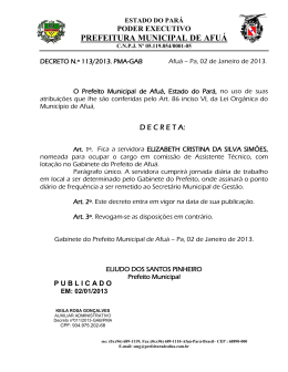 Decreto 113-2013-ELIZABETH CRISTINA DA SILVA SIMÕES