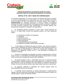 REPUBLICACAO EDITAL 05 - CONCURSO PUBLICO DE