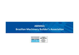 ABIMAQ Brazilian Machinery Builder`s Association