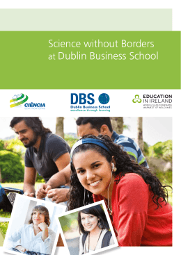 Science without Borders at Dublin Business School