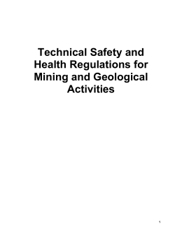 Mining Health and Safety Regulations columns Port-Eng
