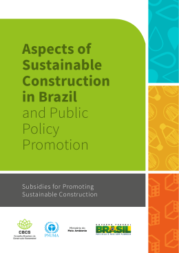 Aspects of Sustainable Construction in Brazil and Public
