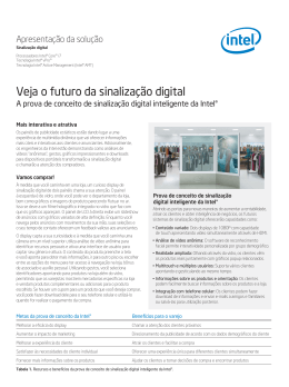 O futuro da sinalização digital, Intel