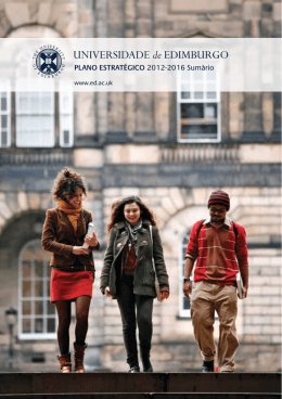 e objetivos - The University of Edinburgh