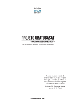 Projeto UbatubaSat
