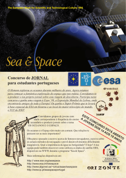 Concurso de JORNAL para estudantes portugueses