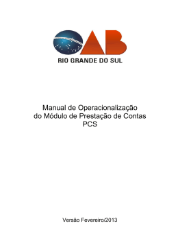 Manual PCS