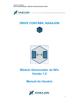 Drive Contábil Nasajon - Módulo de Gerenciamento de NFe