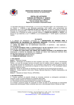 Nº 020/2015 - Prefeitura Municipal de Uruguaiana