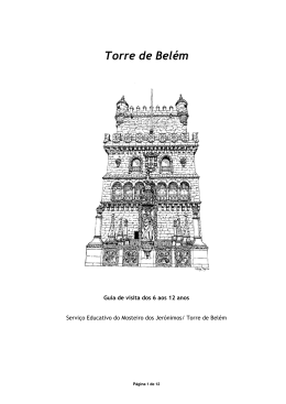 Ficha da Torre de Belém - Mosteiro dos Jerónimos