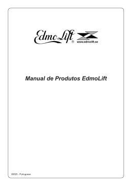 Manual de Produtos EdmoLift