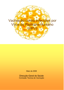 Vacinação contra infecções por Vírus do Papiloma Humano (HPV)