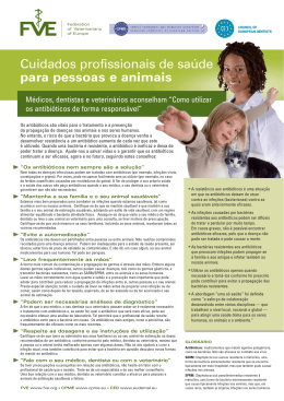 Cuidados profissionais de saúde para pessoas e animais