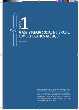 A ASSISTÊNCIA SOCIAL NO BRASIL: COMO