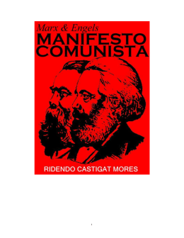 O Manifesto Comunista - Friedrich Engels e Karl Marx