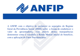 PDF: Fator Previdenciário 2014