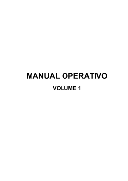 Manual Operativo Volume 01
