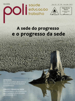Revista Poli n° 39 - Escola Politécnica de Saúde Joaquim Venâncio