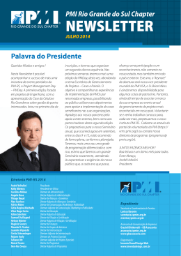 NewsLetter - PMI-RS
