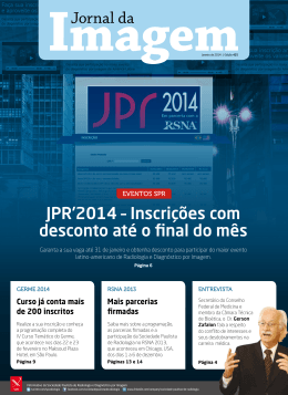 JPR`2014 – Inscrições com desconto até o final do mês