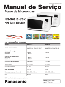 Panasonic NN-G62BH - Portal do Eletrodomestico