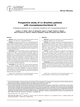 Prospective study of 11 Brazilian patients with
