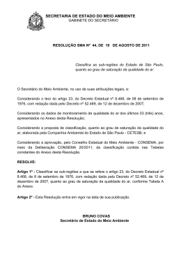 resolução sma nº 44, de 19 de agosto de 2011