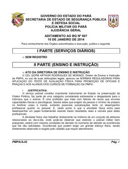 ADIT. BG 007 - De 10 JAN 2014 - Proxy da Polícia Militar do Pará!