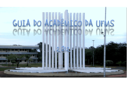 GUIA DO ACADÊMICO DA UFMS
