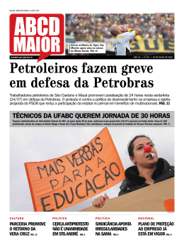 Petroleiros fazem greve em defesa da Petrobras