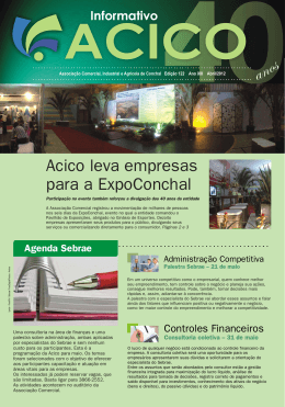 Informativo Acico - Abril de 2012