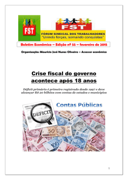 Boletim Econômico do FST nº 55