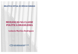 mudanças na classe política brasileira